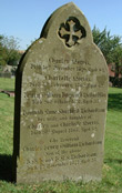 Grave of Charles Morris and family in St Mary's graveyard